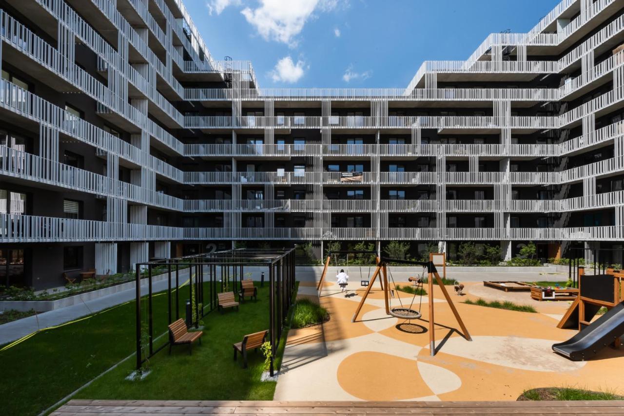 Wola Cosy White Apartment Warschau Buitenkant foto