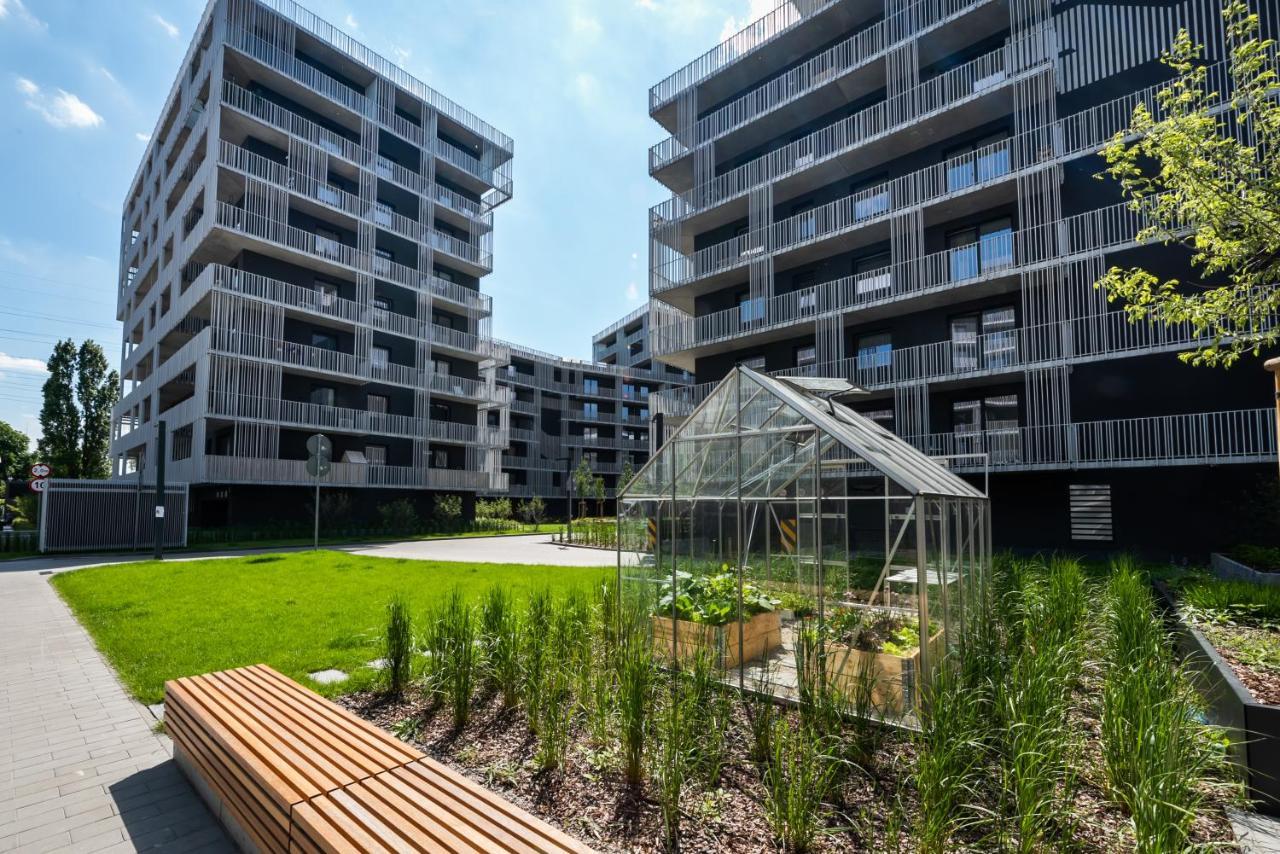Wola Cosy White Apartment Warschau Buitenkant foto